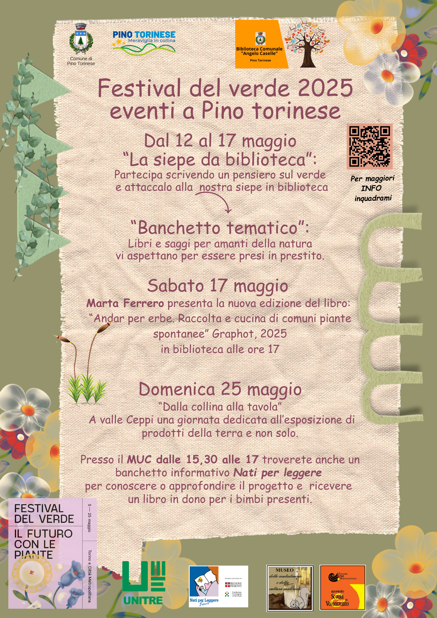 Volantino Festival del verde 2025